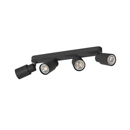SLV PURI 2.0 Tube, wall and ceiling-mounted light, long, 4 x max. 6 W GU10, black 1008344