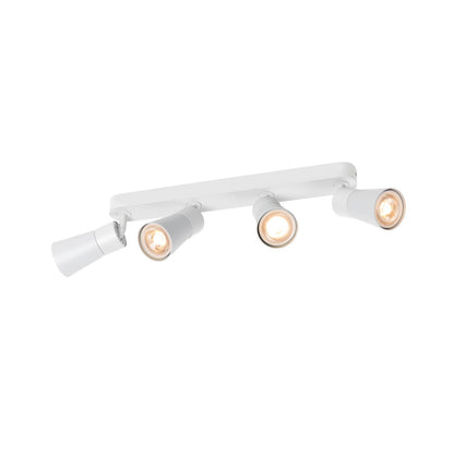 SLV PURI 2.0 Cone, wall and ceiling-mounted light, long, 4 x max. 6 W GU10, white 1008350