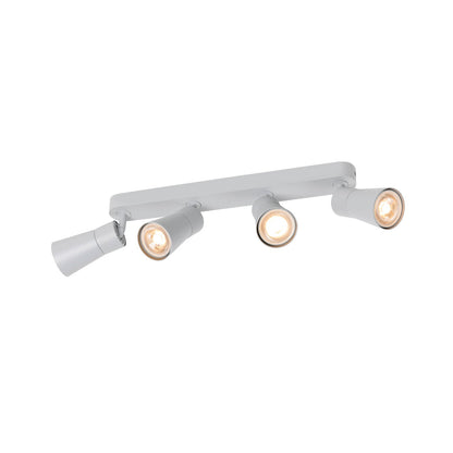 SLV PURI 2.0 Cone, wall and ceiling-mounted light, long, 4 x max. 6 W GU10, grey 1008351
