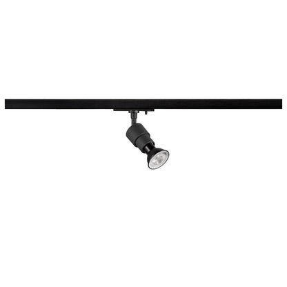 Black Track Light SLV PURI 2.0 Basic, 1~ Track spot, GU10, 1x max. 6 W, black 1008356