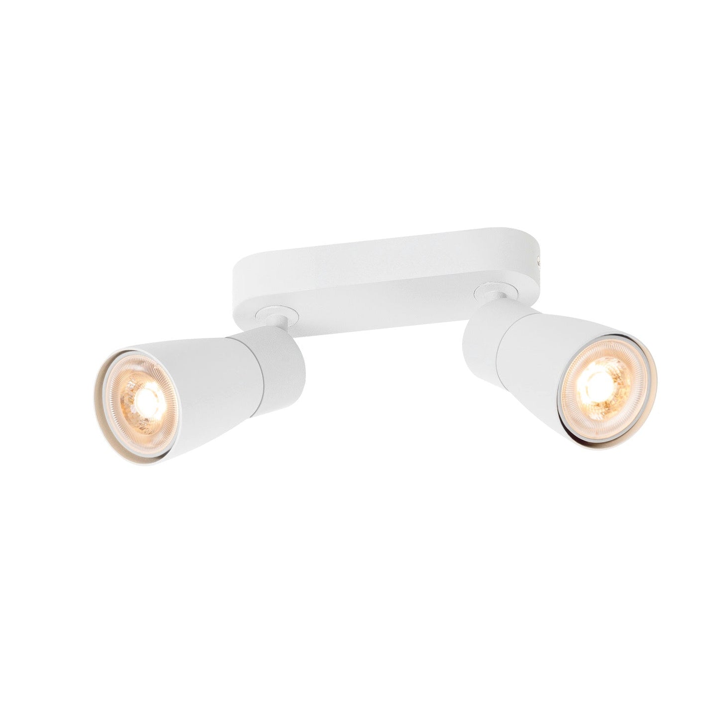 SLV PURI 2.0 Dome, wall and ceiling-mounted light, long, 2 x max. 6 W GU10, white 1008371