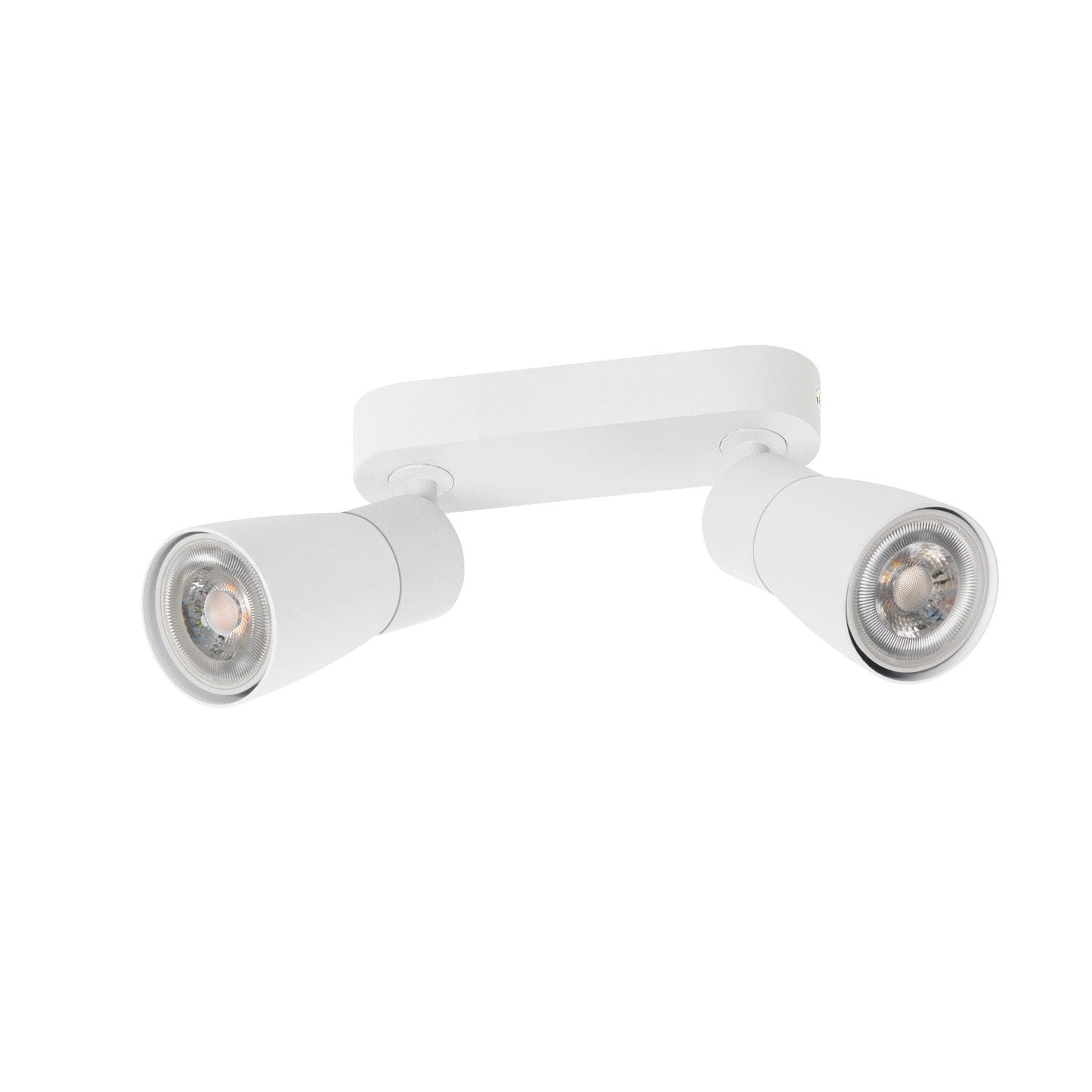SLV PURI 2.0 Dome, wall and ceiling-mounted light, long, 2 x max. 6 W GU10, white 1008371