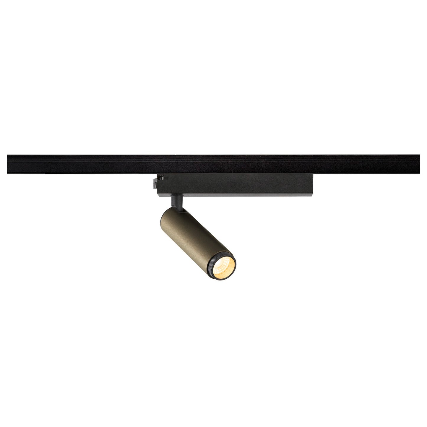 SLV GRIP! S, 1~ Track spot, cylindrical, 3000 K, 11 W, PHASE, 29°, bronze / black 1008398