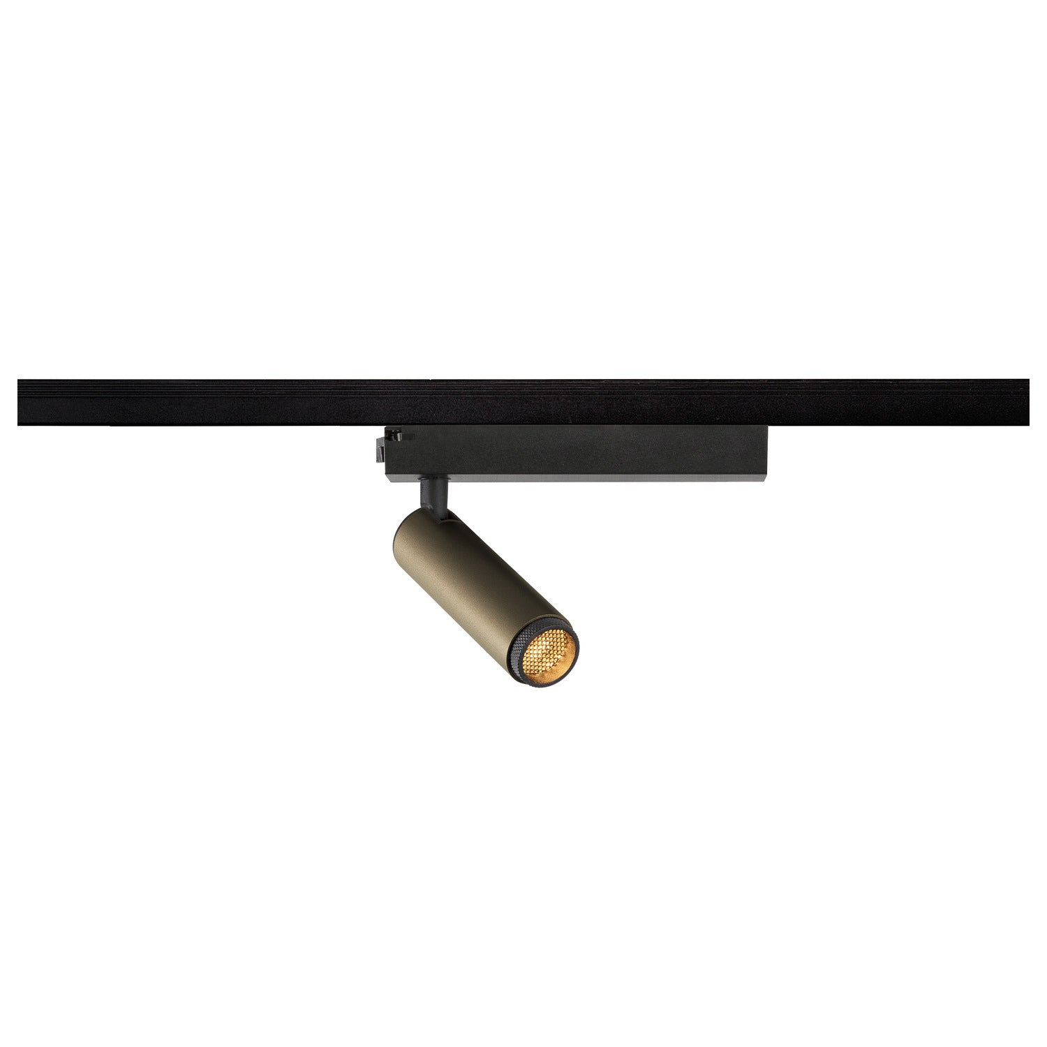 SLV GRIP! S, 1~ Track spot, cylindrical, 3000 K, 11 W, PHASE, 29°, bronze / black 1008398