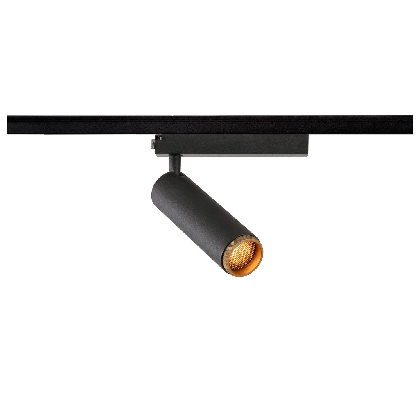 SLV GRIP! M, 1~ spot, cylindrical, 2700 K, 20 W, PHASE, 42°, black / gold 1008422