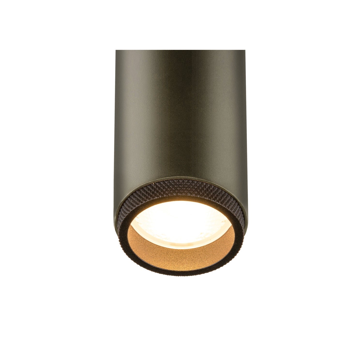 SLV GRIP! M, 1~ Track spot, cylindrical, 3000 K, 20 W, PHASE, 42°, bronze / black 1008428