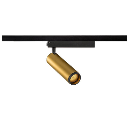 SLV GRIP! M, 1~ Track spot, cylindrical, 3000K, 20 W, PHASE, 42°, gold / black 1008429