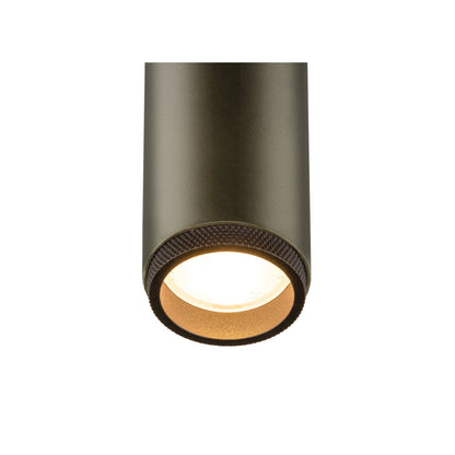 SLV GRIP! M, 1~ spot, cylindrical, 2000-3000 K, 15 W, dim-to-warm, PHASE, 42°, bronze / black 1008433