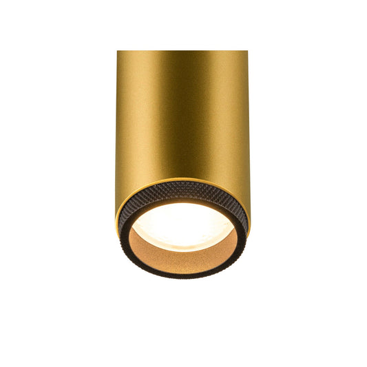 SLV GRIP! M, 1~ spot, cylindrical, 2000-3000 K, 15 W, dim-to-warm, PHASE, 42°, gold / black 1008434