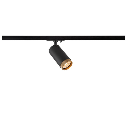 SLV GRIP! L Track Spotlight – Black/Gold, GU10, 1-Circuit SKU: 1008449