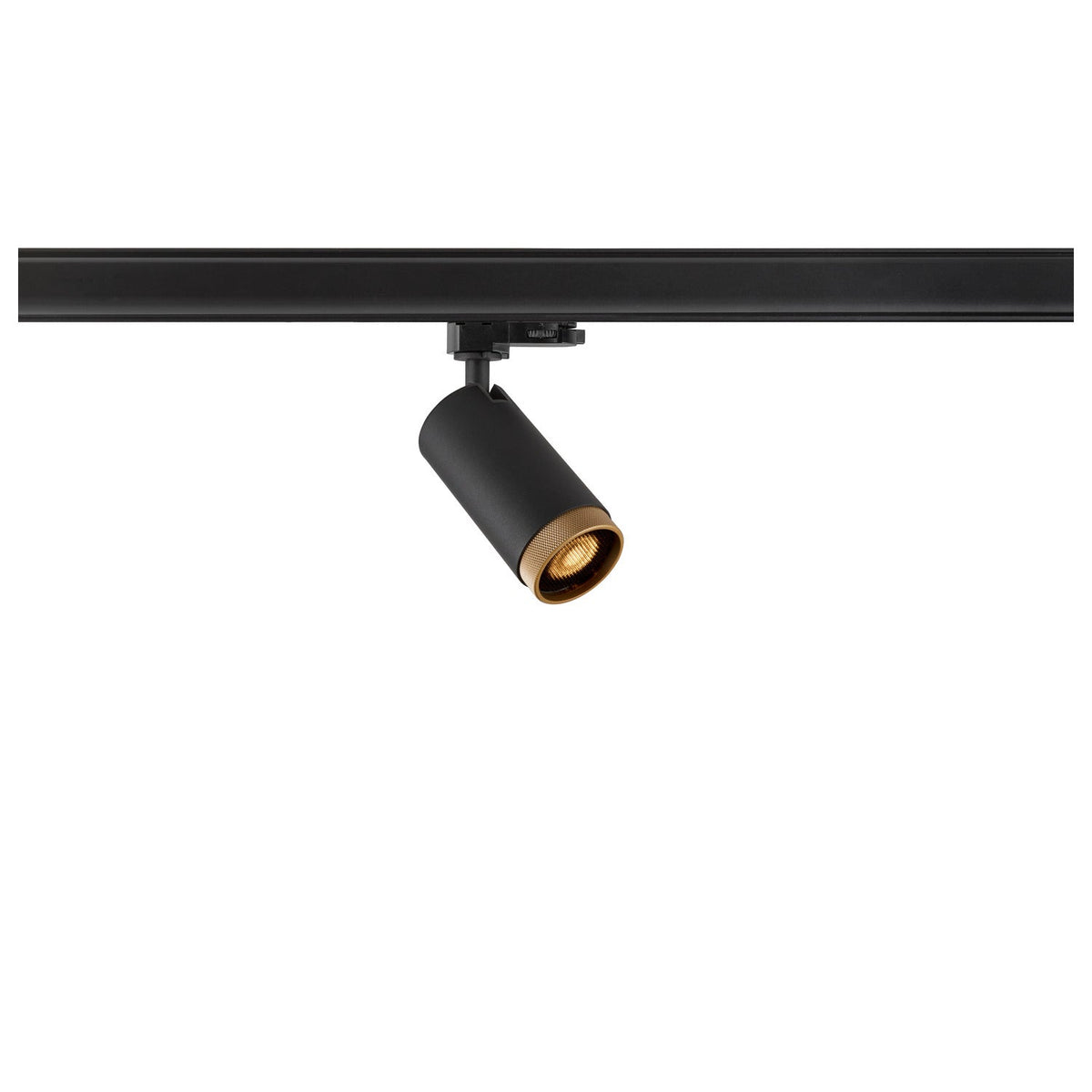SLV GRIP! L, 3~track spot, cylindrical, GU10, 1x max. 6 W, black / gold 1008453