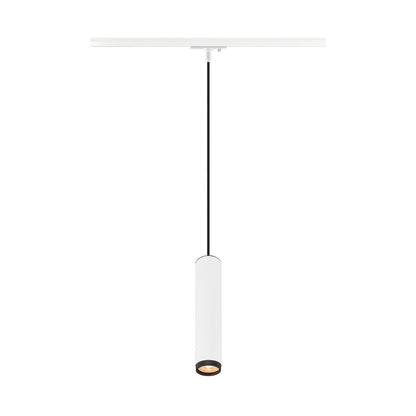 SLV GRIP! L, 1~ Track pendant light, GU10, pendant length 200 cm, 1x max. 6 W, white / black 1008469