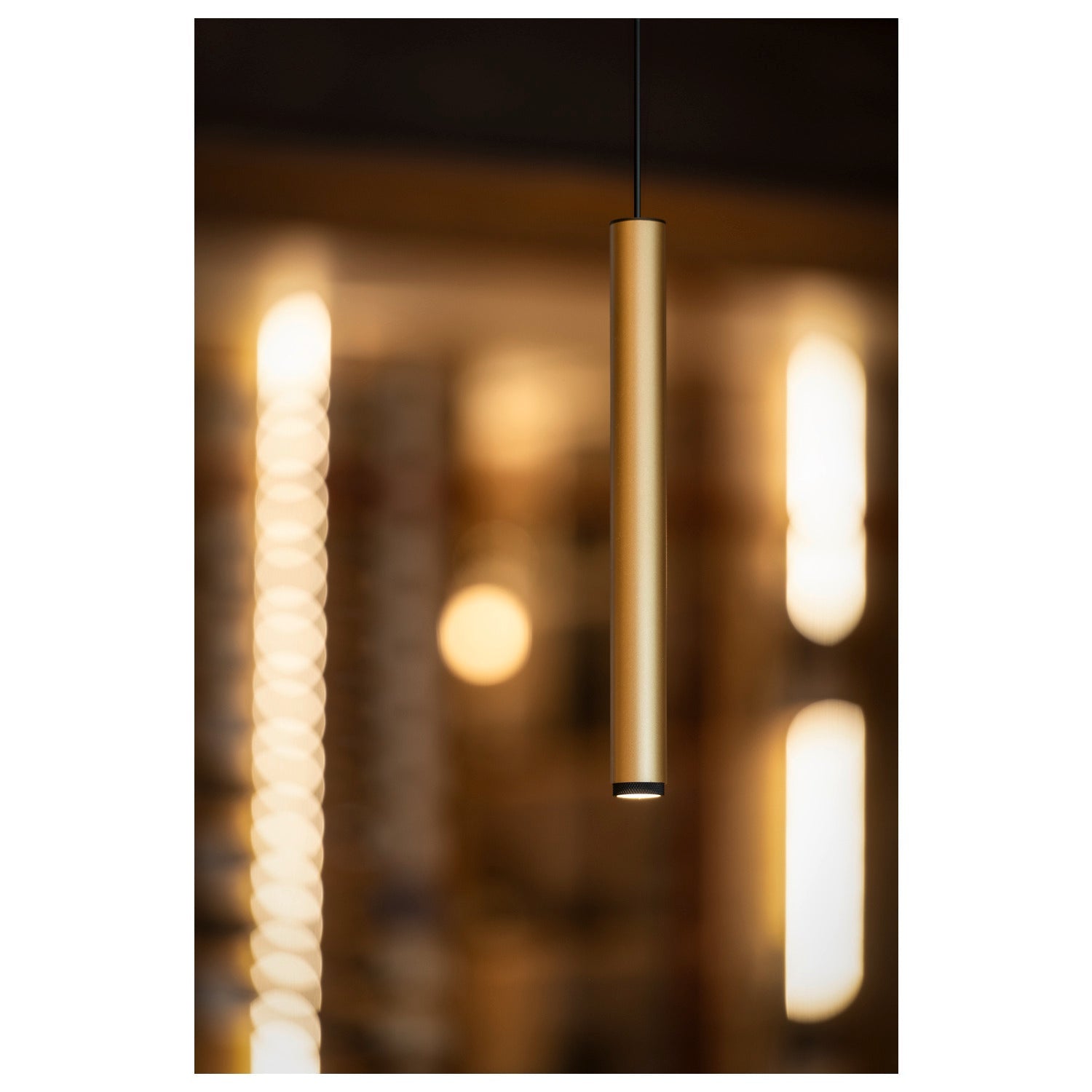 Black Track Pendant SLV GRIP! L, 1~  GU10, black / gold 1008471