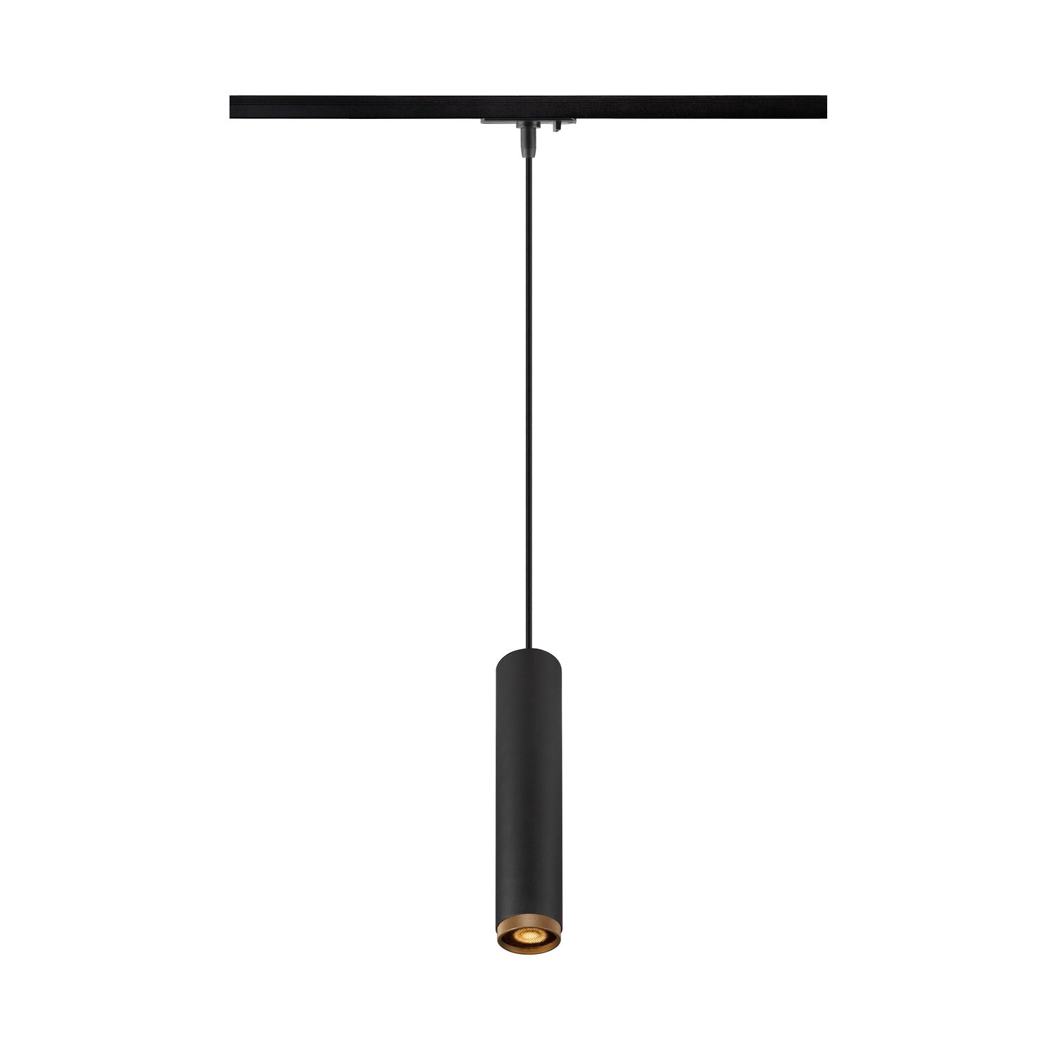 Black Track Pendant SLV GRIP! L, 1~  GU10, black / gold 1008471