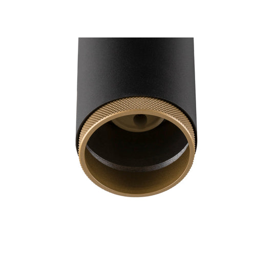 Black Track Pendant SLV GRIP! L, 1~  GU10, black / gold 1008471