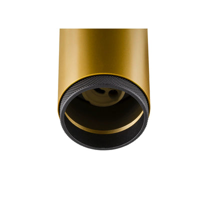 SLV GRIP! L, 1~ track pendant light, GU10, pendant length 200 cm, 1x max. 6 W, gold / black 1008473
