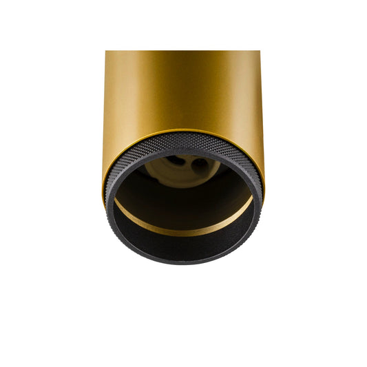 SLV GRIP! L, 1~ track pendant light, GU10, pendant length 200 cm, 1x max. 6 W, gold / black 1008473