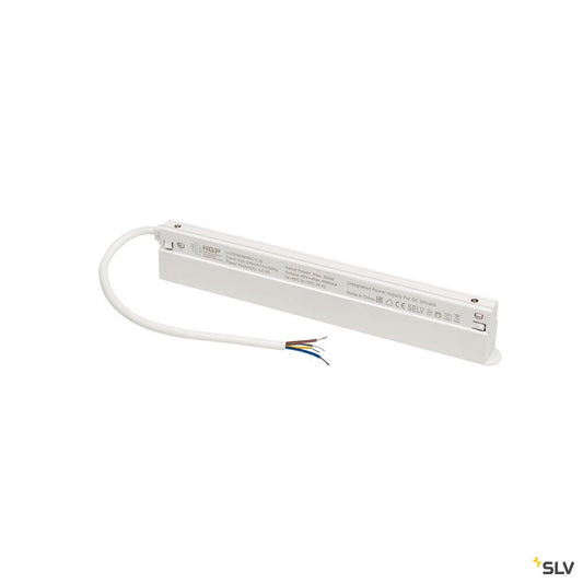 SLV 48V SYSTEM, Intrack LED driver, 48VDC, 250 W, Incl. 300 cm connection cable for 220-240VAC and DALI through-wiring, BlackWhite 1009001