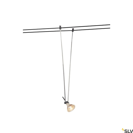 SLV TELESCOPIC, cable luminaire for TENSEO low-voltage cable system, QR-C51, black 139080