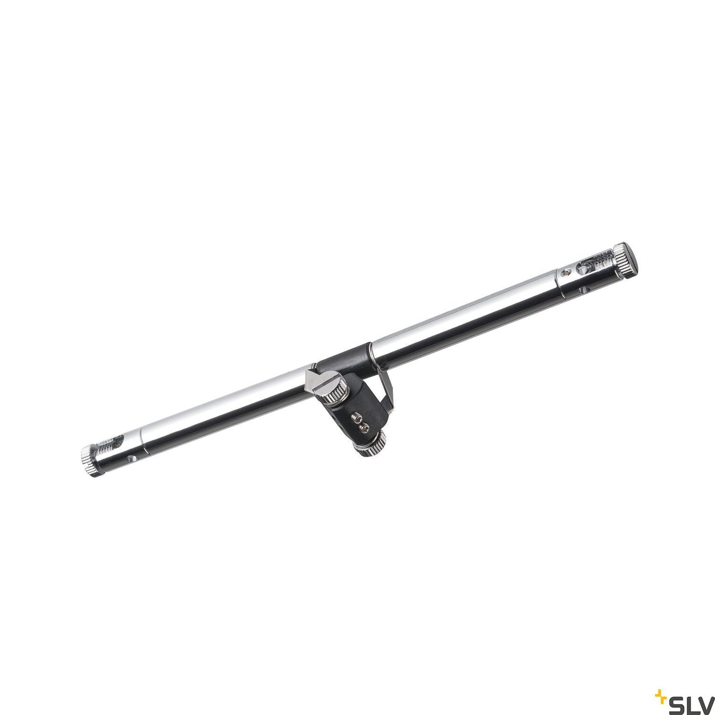 SLV COSMIC, lamp holder for TENSEO low-voltage cable system, QR-C51, chrome, tiltable, 2 pcs 139092