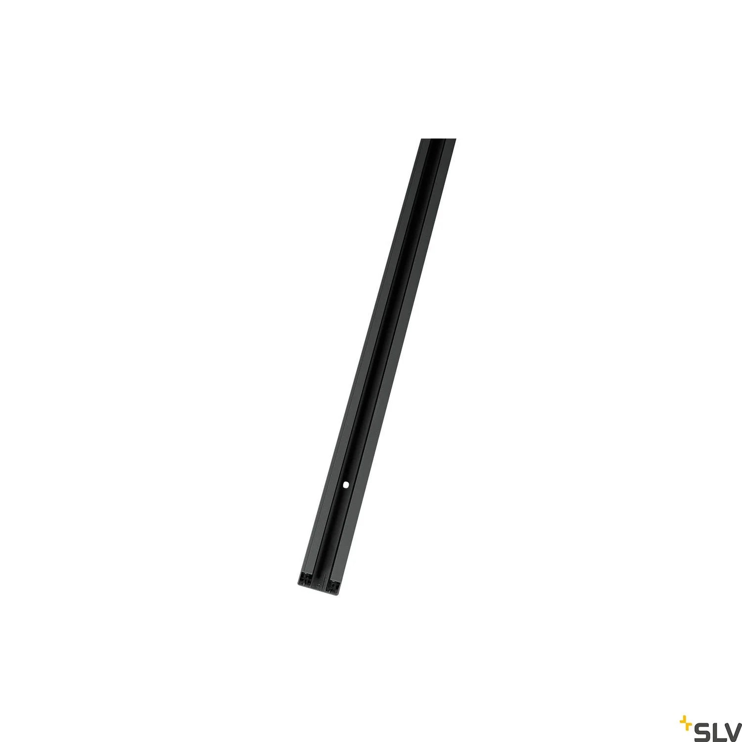 SLV 1-circuit mains-voltage track, surface-mounted, Black, 2m 143020
