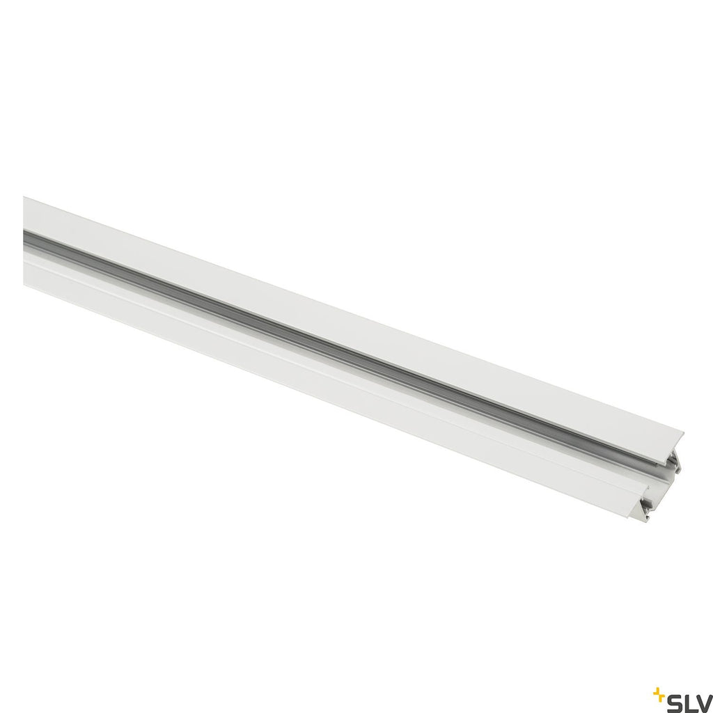 SLV 1-circuit mains-voltage track, recessed version, white, 2m 143221