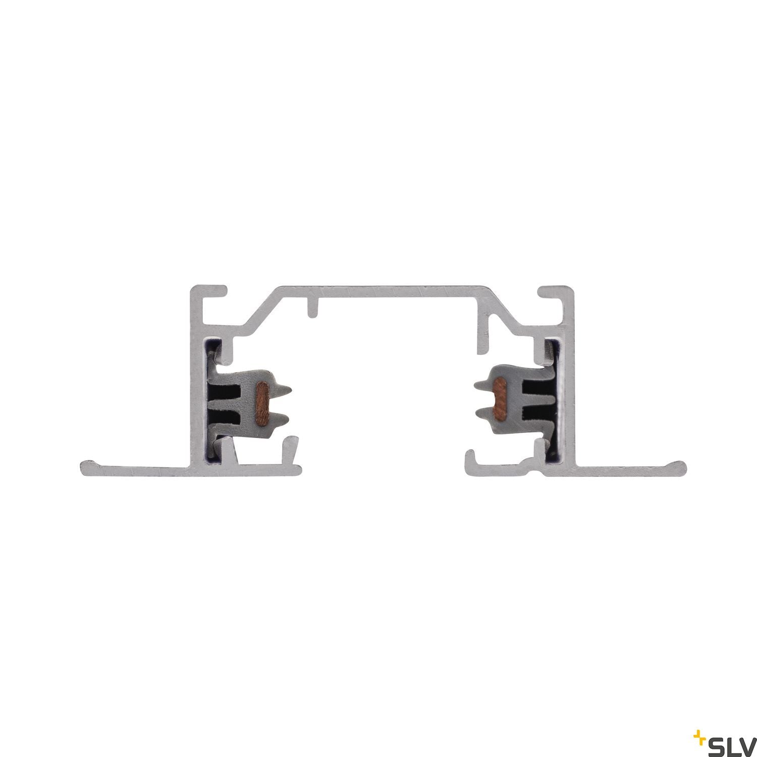 SLV 1-circuit mains-voltage track, recessed version, white, 2m 143221