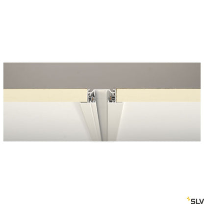 SLV 1-circuit mains-voltage track, recessed version, white, 2m 143221