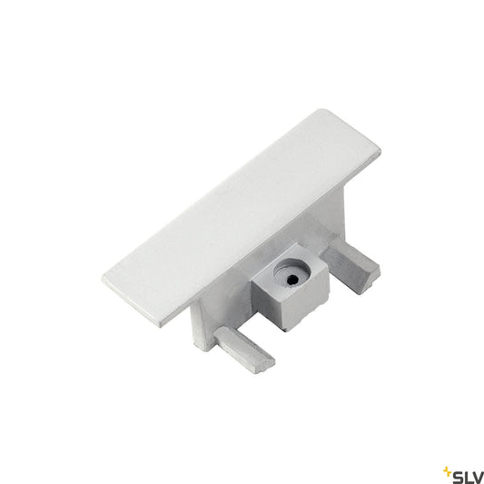 SLV End caps for 1-circuit track, recessed version, white, 2 pcs. 143281