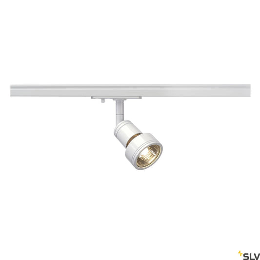 White Lamp Head Track Spot, SLV PURI, for Single Circuit White Track Lighting, 143391