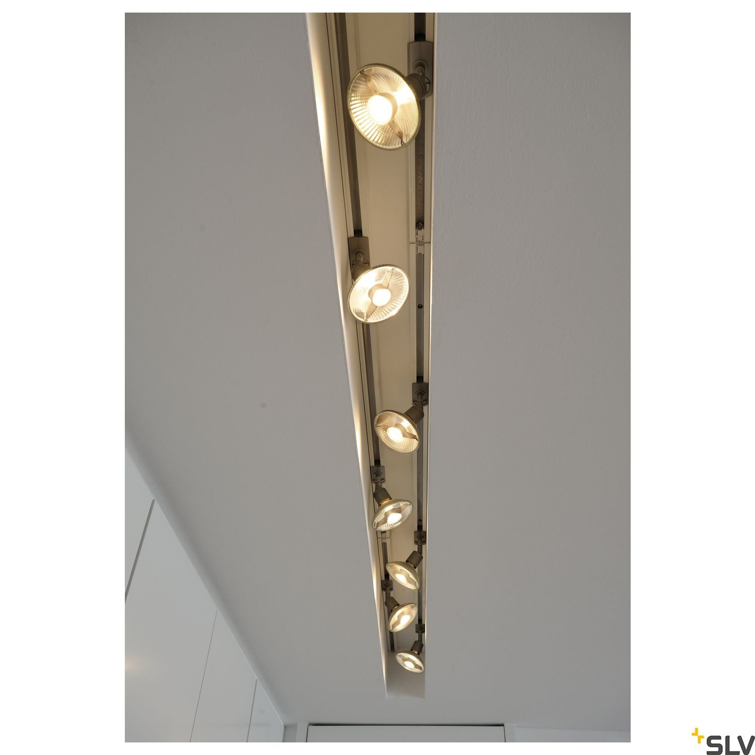 Silver-Grey Track Light Fitting SLV PURI GU10, 143392