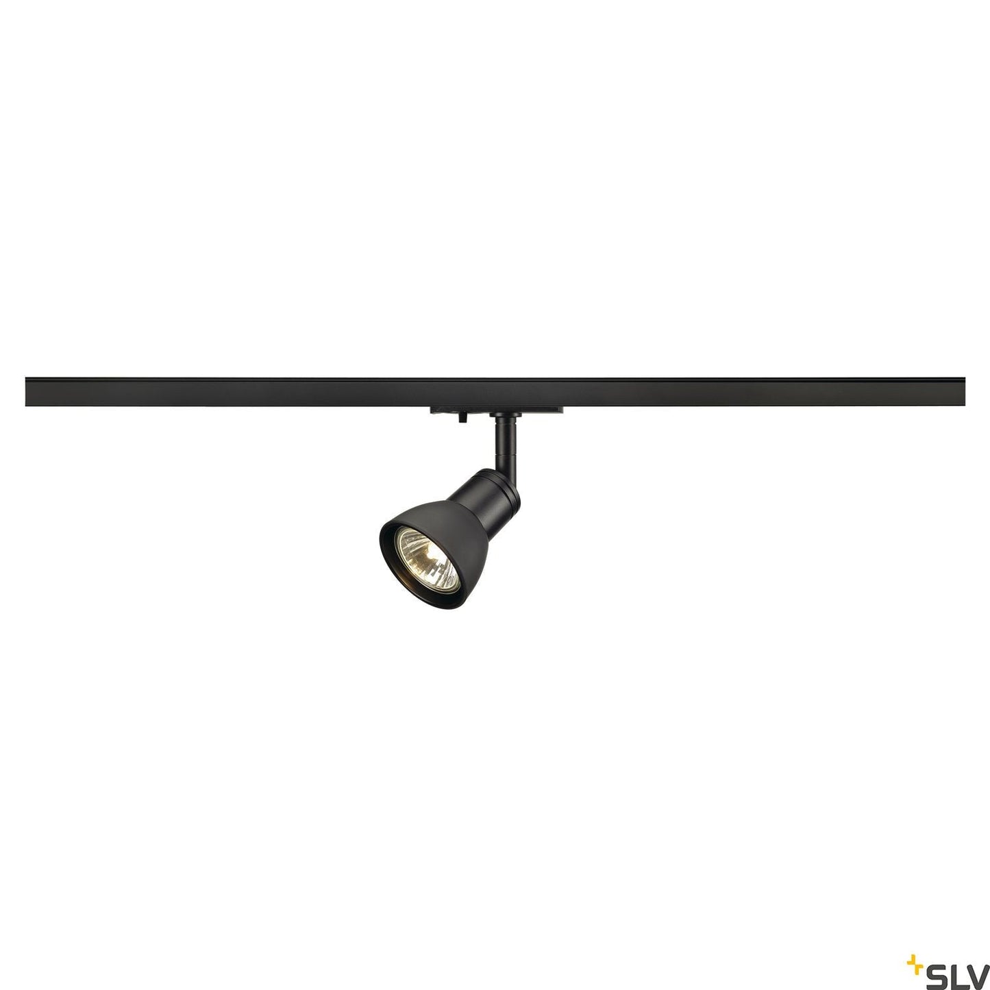 Black Track Light Fitting SLV PURIA SPOT, GU10, 143450