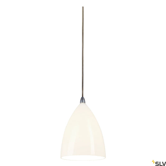 SLV TONGA IV pendant, white ceramic shade, E14, max. 60W, incl. 1-circuit adapter 143594