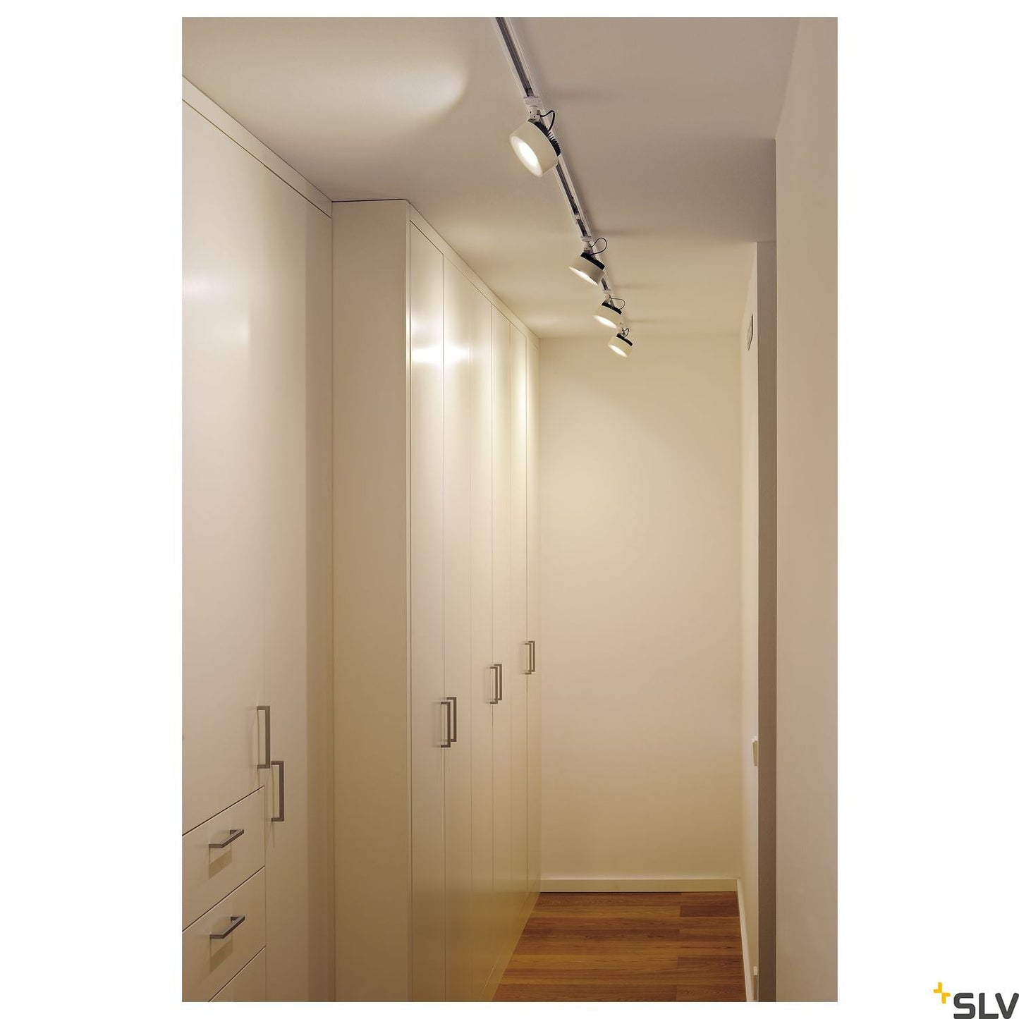 White LED SLV KALU TRACK SPOT, 3000K, for Single Circuit White Track Lighting, 143731