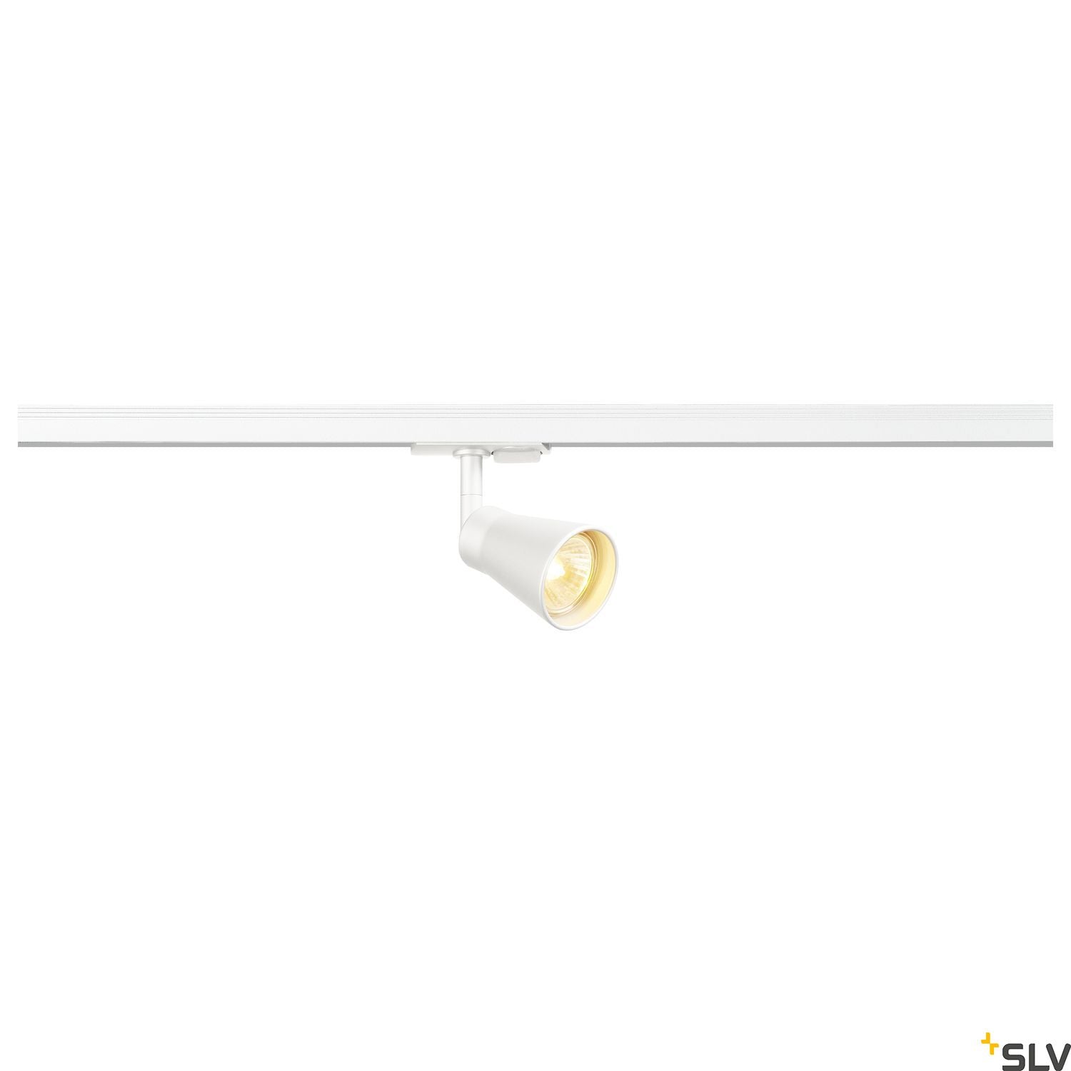 White Track Spot Light, SLV AVO Spot , 1x GU10, for Single Circuit White Track Lighting, 144201