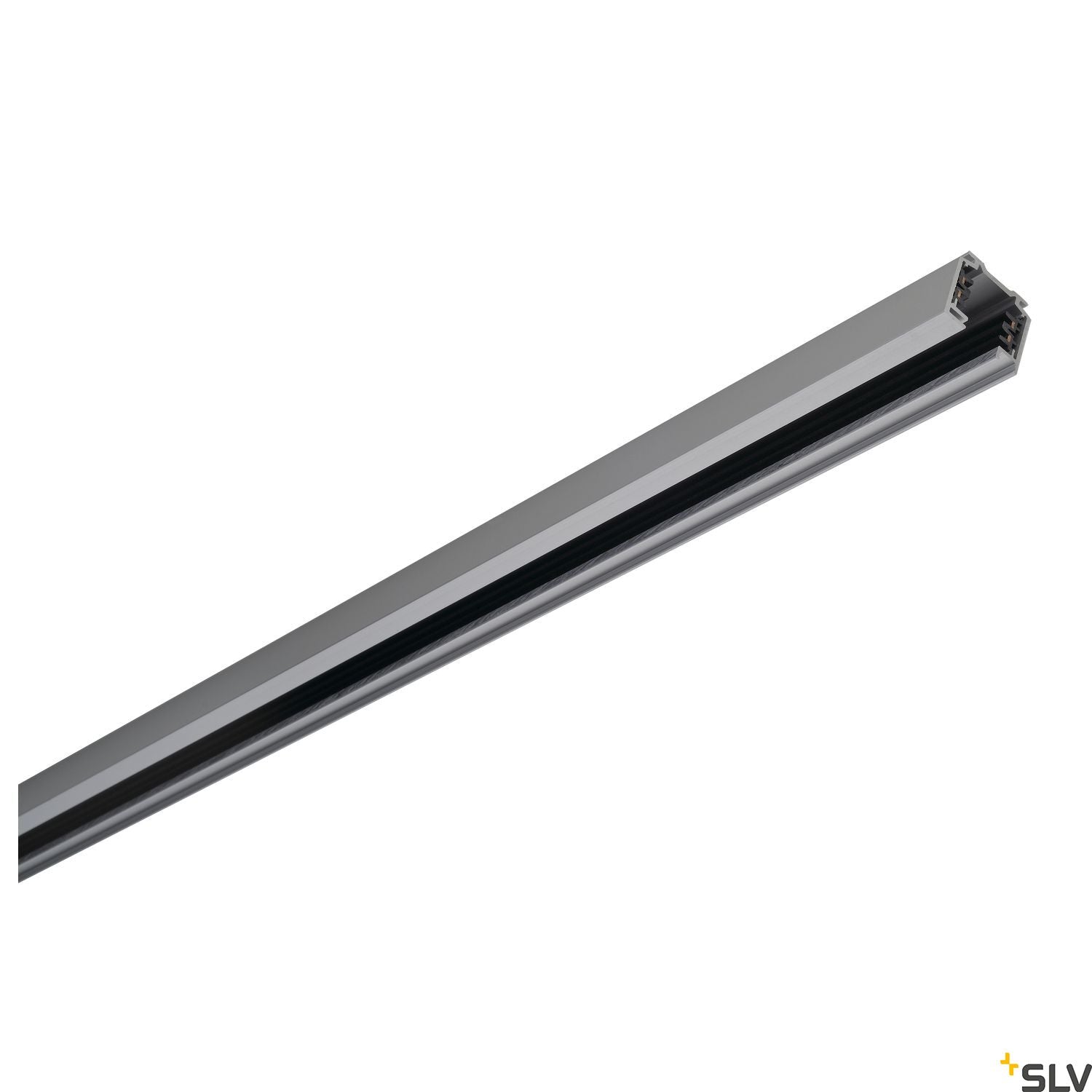 SLV EUTRAC 3-circuit track, silver-grey, 1m 145102