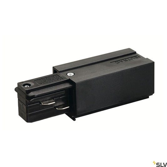 SLV EUTRAC feed-in, earth left, black 145510