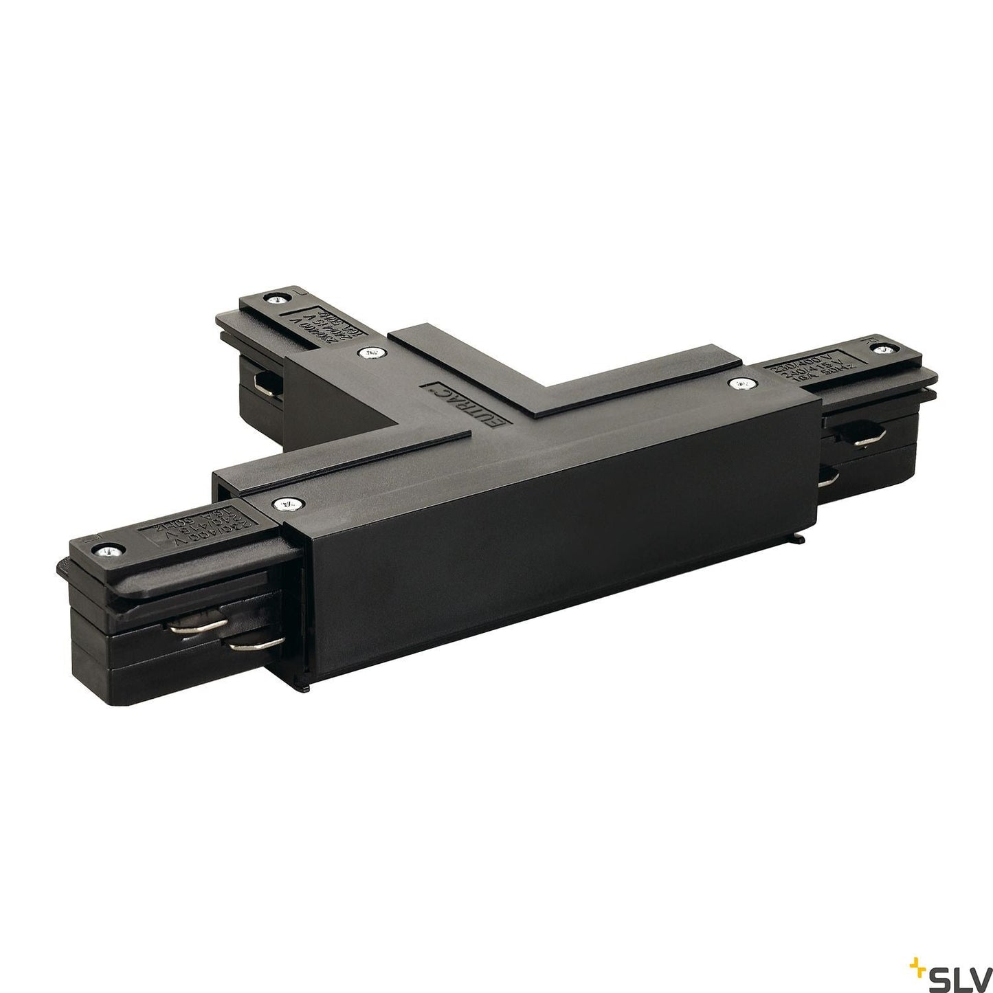 SLV EUTRAC T-connector earth left , black 145630