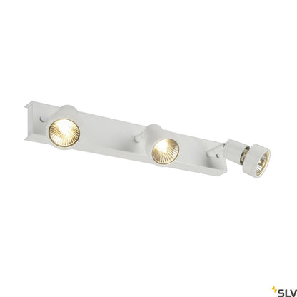 SLV PURI 3 ceiling light, matt white, 3x GU10, max. 3x 50W, incl. deco ring 147381