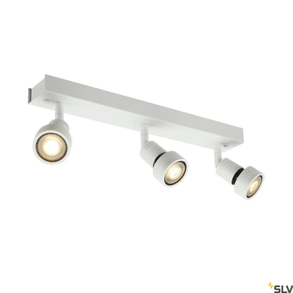 SLV PURI 3 ceiling light, matt white, 3x GU10, max. 3x 50W, incl. deco ring 147381