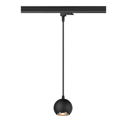SLV LIGHT EYE® 90, 3~ pendant light, GU10, pendant length 150 cm, 1x max. 6 W, matt black 1008170