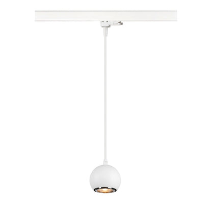 SLV LIGHT EYE® 90, 3~track pendant light, GU10, pendant length 150 cm, 1x max. 6 W, matt white 1008171