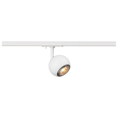 White Round Track Spot, SLV LIGHT EYE® 90,  for Single Circuit White Track Lighting, 1008181