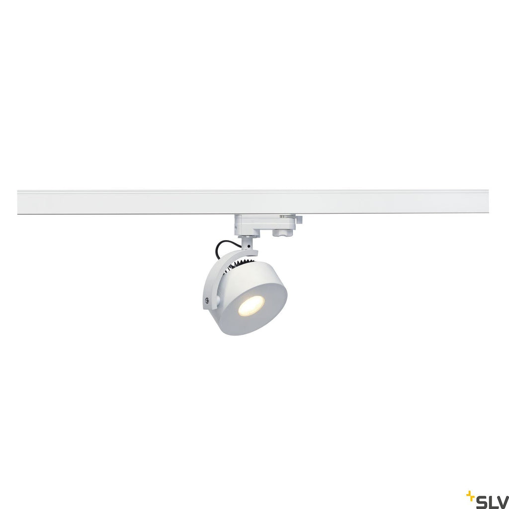 SLV KALU TRACK LEDDISK lamp head, white, 3000K, incl. 3-circuit adapter 152601