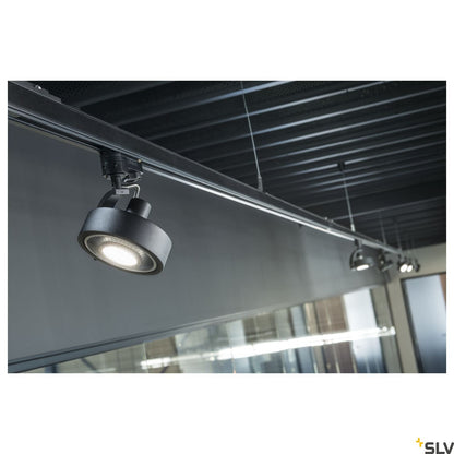 SLV KALU TRACK QPAR111 lamp head, black, incl. 3-circuit adapter 152610