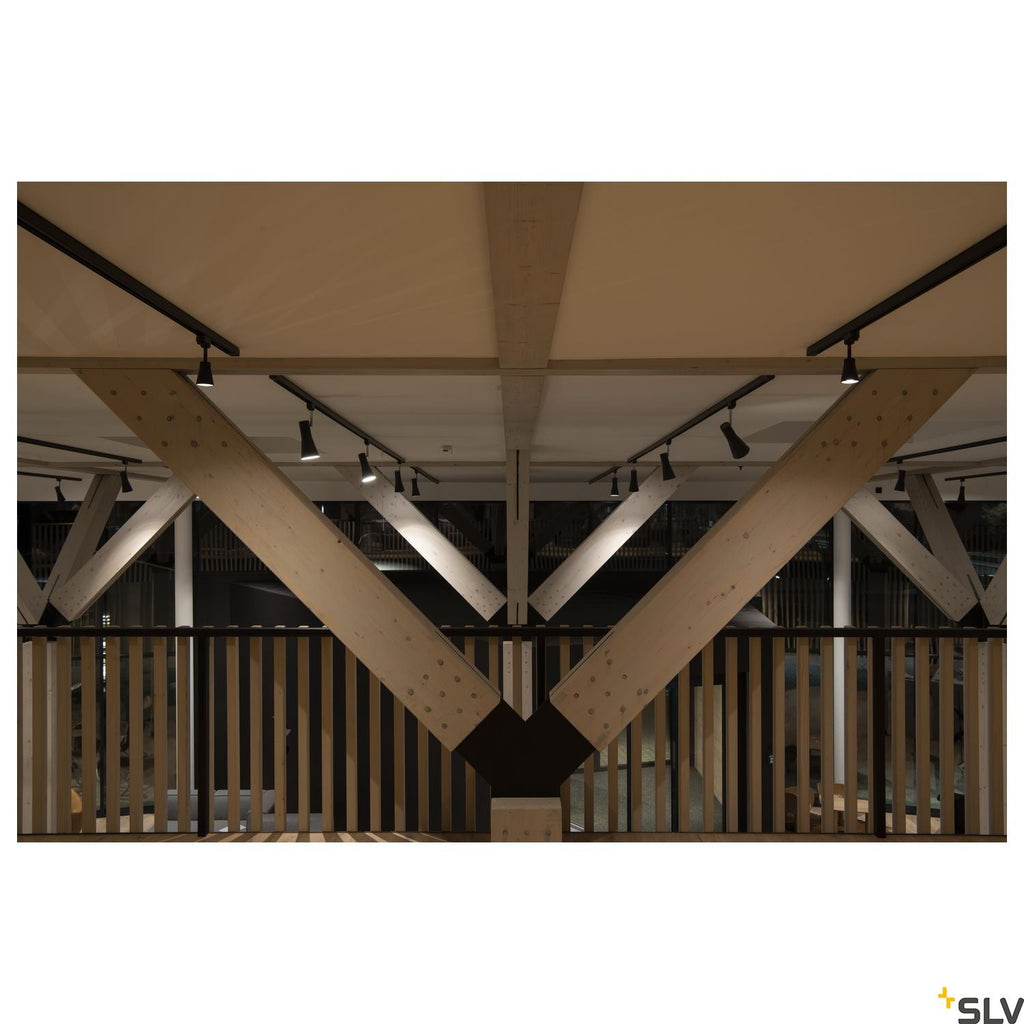 SLV AVO Spot incl. 3-circuit adapter , black, 1x GU10, max. 50W 152640
