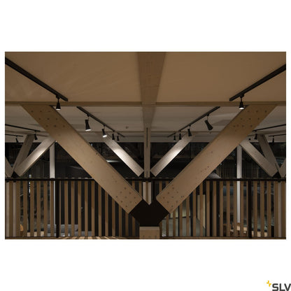 SLV AVO Spot incl. 3-circuit adapter , black, 1x GU10, max. 50W 152640