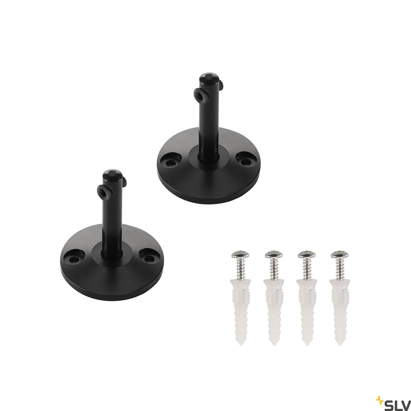 SLV DEFLECTOR, for TENSEO low-voltage cable system, short, black, 2 pieces 186330 - Track Lighting Company