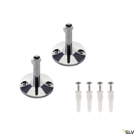 SLV Deflector for low-voltage wire system, chrome, 2 pieces, 6cm 186332