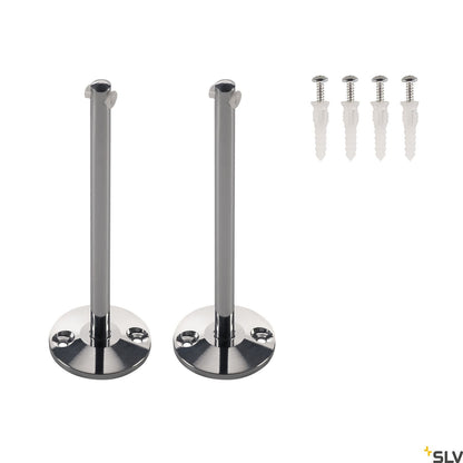 SLV Deflector for low-voltage wire system, chrome, 2 pieces, 16cm 186342